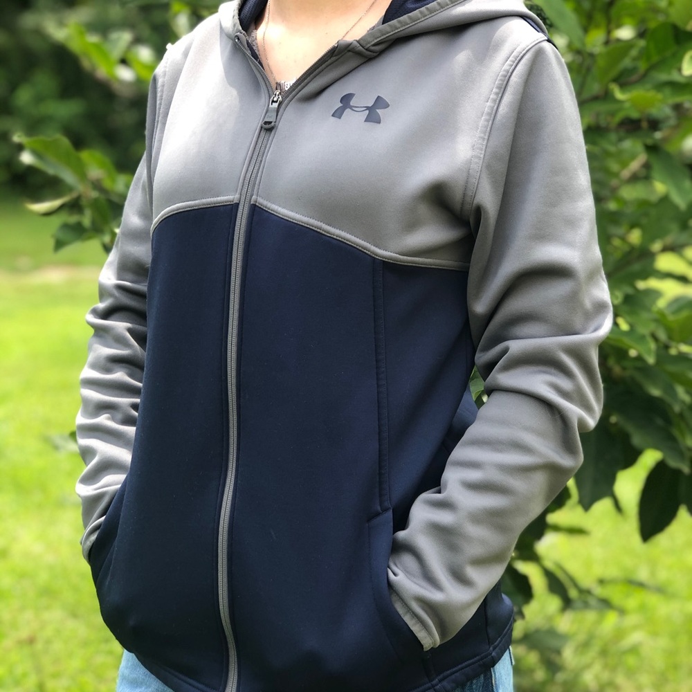 Under armor zip up hoodie